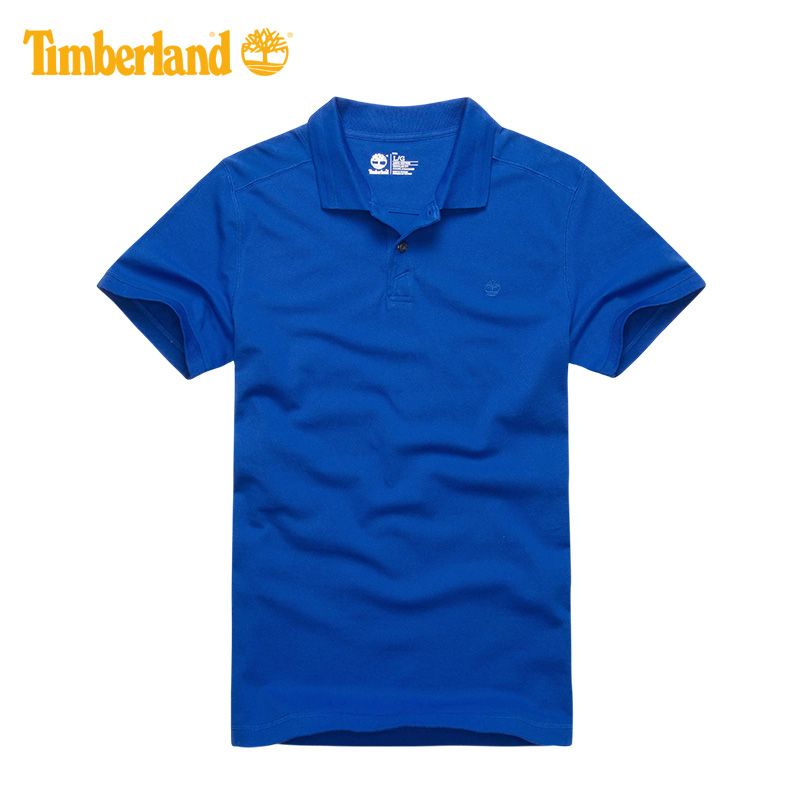 【经典款】Timberland/添柏岚男装 纯色翻领短袖POLO衫|A1HBG产品展示图1