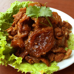 大牧场内蒙古特产零食牛肉筋筋头巴脑休闲零食红烧原香味350g