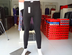 新品SARAZZI/盛兹加厚中年一片长裤发热简约纯色纤维保暖套装962B