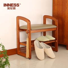 英尼斯 实木换鞋凳 简约现代穿鞋凳储物凳鞋柜搁脚沙发凳木质鞋凳