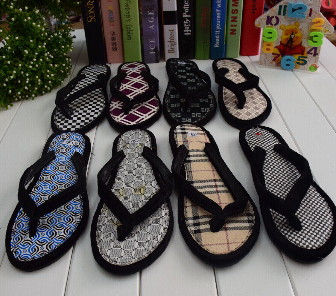 正品缅甸螃蟹牌老拖鞋一字拖