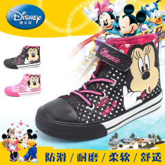 秋上新包邮 Disney迪士尼童鞋 儿童高帮帆布鞋 S70689