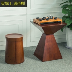 个性迷你小茶几简约现代可移动床边桌方形实木边几角几沙发电脑桌
