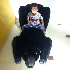 赛尔美家 儿童沙发 创意造型 黑熊沙发