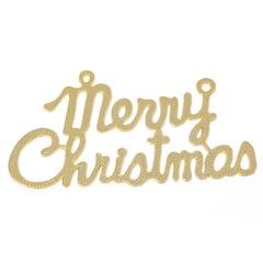 启轩圣诞树装饰用品 merrychristmas英文字母挂牌 圣诞快乐字牌