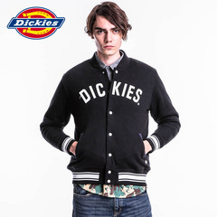 Dickies冬季男棒球棉服字母贴布绣充棉保暖时尚外套164M30EC14