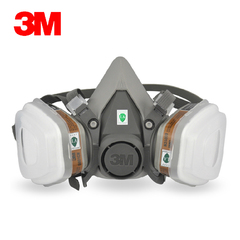 包邮正品3M6200防毒面具防尘喷漆甲醛农药面罩防护PM2.5雾霾口罩