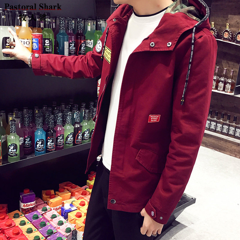 男士外套春秋季2017新款夾克男裝鼕季韓版休閑修身秋裝薄衣服潮流