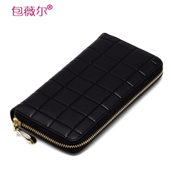Bao Wei 2015 fall/winter new style leather large zip around wallet kabaw Europe fashion ladies bag coin