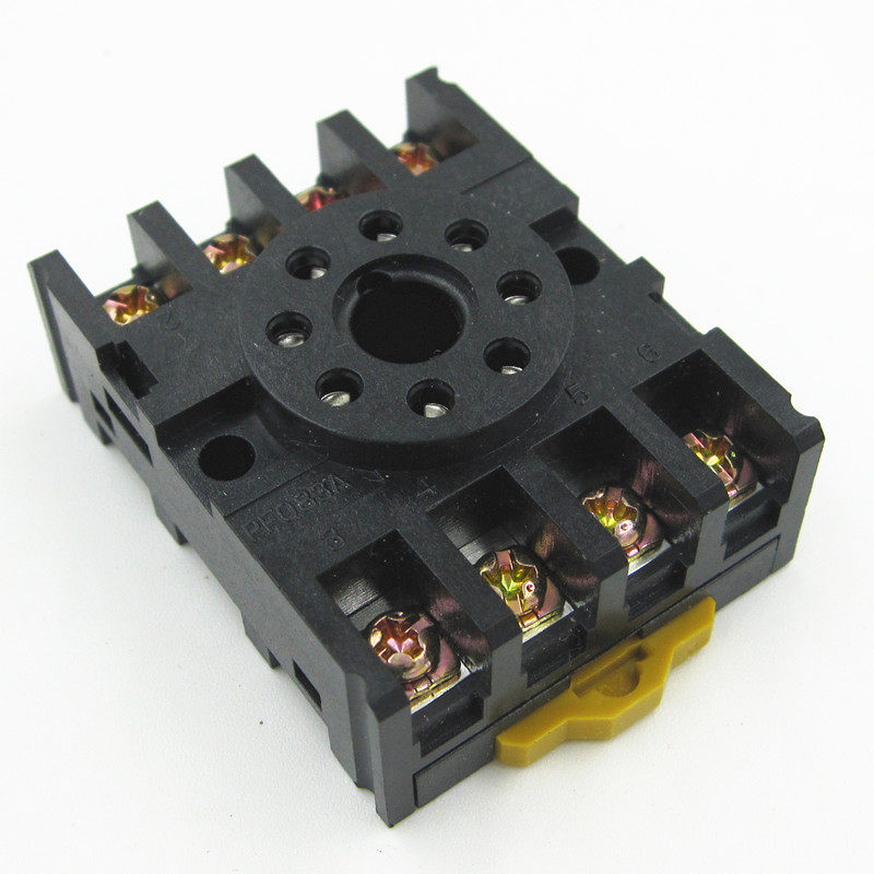 继电器pf083a插座底座适用jqx10fst3pdh48s8脚电磁继电器