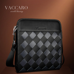 Vaccaro男士单肩包男斜跨包休闲男包软皮包时尚商务小背包男潮包