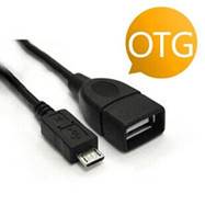 OTG数据线 平板电脑转接头 Micro扁口转USB接口三星联想台电昂达