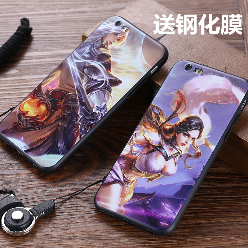 王者荣耀 苹果6splus手机壳iPhone6个性创意6s全包防摔潮牌新款i6硅胶套6p网红同款六潮男女款sp在类目 3C数码配件, 手机配件, 手机保护套/壳中 - 来自Buy2taobao.com提供专业的淘宝代购服务