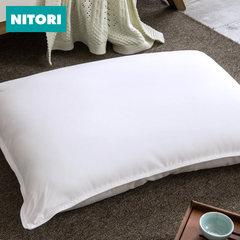 日本NITORI尼达利 羽丝绒枕 星级酒店式柔软枕头芯 可机洗手洗