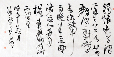 乐乎斋主 朱飞军《滁州西涧》 书法草书