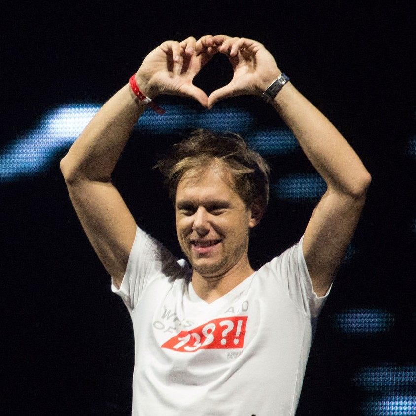春夏青少年男款短袖t恤纯棉圆领dj armin van buuren 阿明范布伦