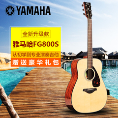 Yamaha/雅马哈FG800S民谣吉他 800MS41寸单板娱乐演奏乐器木吉他