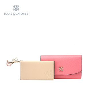 louis vuitton中夾 LOUIS QUATORZE瑞克朵絲真皮女士中長款錢包卡包超值套裝韓版錢夾 louisvuitton