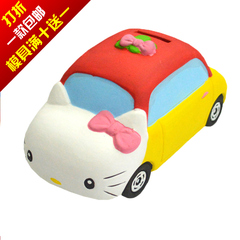 2016-3-49=10cm高-18cm长-kt卡通车-卡通diy儿童玩具白模填色模具