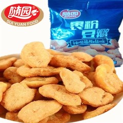 随园牌蟹黄味蚕豆瓣片500g 休闲零食炒货豆制品独立小包装1斤包邮