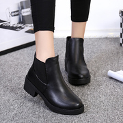 2015 new tides in autumn and winter fashion feet female Korean leisure head Martin boots, waterproof boots women