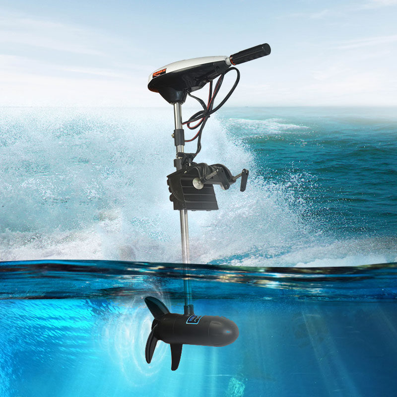 展颂户外专营店的优惠券大全—航凯12v48v电动推进器 橡皮艇船挂机 皮