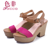 Non-summer styles Shoppe authentic stiletto women's Sandals fashion sheep Beijing WHBA92704B