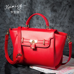 Kamicy/Camilla Qi 2015 new autumn winter Bao Suokou shoulder bag bag slung women bag handbag bag