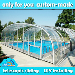 RETRACTABLE POOL ENCLOSURES/TELESCOPIC POOL COVER-PC PANEL