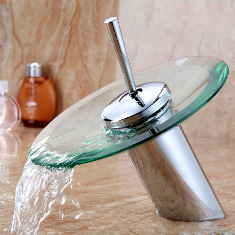 Bathroom glass waterfall Faucet Chrome Finish Basin Faucet M在類目 電動車/配件/交通工具, 電動車實體服務, 其他服務中 - 來自Buy2taobao.com提供專業的淘寶代購服務