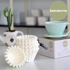 Bonavita Next Wave 小号蛋糕滤纸白色漂白滤纸 商用100片简装