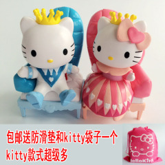 包邮Hello Kitty凯蒂猫手办汽车内装饰用品车载摆件玩具公仔玩偶