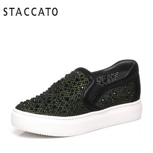 在專櫃買ysl有紙袋圖片 STACCATO 思加圖2020春季專櫃同款休閑女單鞋9D602AM7 專櫃ysl