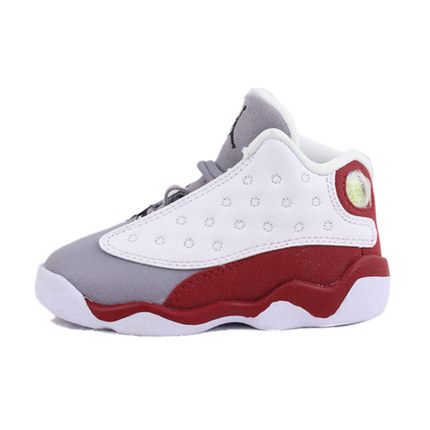 air jordan 13 aj13乔td小童白灰红宝宝童鞋414581-126-003-115