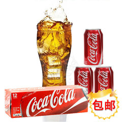 美国原装进口可口可乐Cocacola传统经典原味355ml*12听 整箱包邮