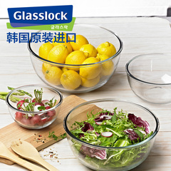 GlassLock沙拉碗玻璃保鲜盒微波炉饭盒大容量密封碗耐热泡面碗