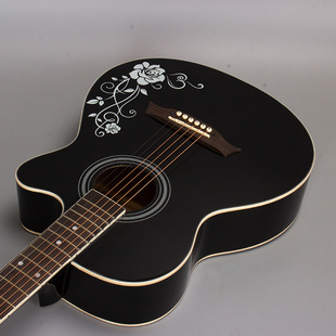 39寸40寸41寸民谣吉他电箱黑色木吉他初学者入门学生新手琴