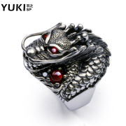 YUKI925 tap silver jewelry finger ring ring single gem-style Thai silver domineering men''s rings