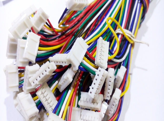 206pinl30cm电子电子线线束排线彩色ph6p六位连接线单插头连接线