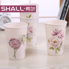 SHALL/希尔 欧式漱口杯子 创意漱口水杯牙刷杯卫浴刷牙杯情侣水杯