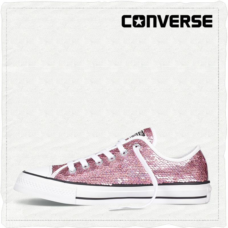 CONVERSE匡威官方 Chuck Taylor All Star 珠片印花 553438C产品展示图3