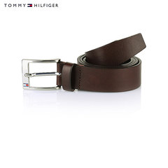 TommyHilfiger 男装自然纹理牛皮革腰带-E367895011MF