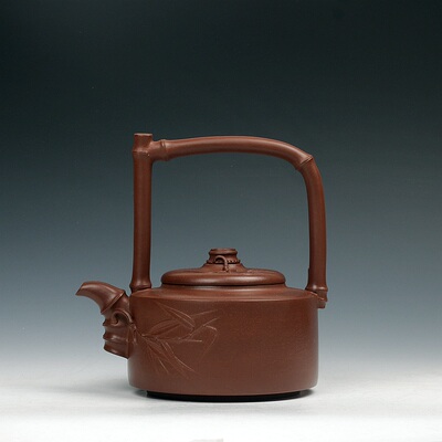 国家级工艺美术师 王小兵《沁竹提梁》底槽清 大品