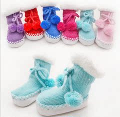 宝宝地板袜2015秋冬新款保暖宝宝棉袜女童男童防滑地板袜儿童袜子