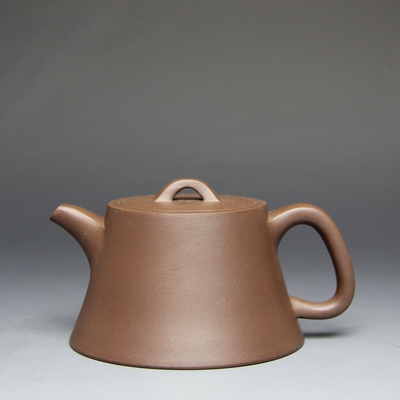 国家级助理工艺美术师 朱建平 《柱础》 原矿紫泥