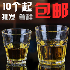 钢化玻璃杯子 八角杯 果汁杯 啤酒杯 烈酒杯 威士忌杯酒吧KTV包邮