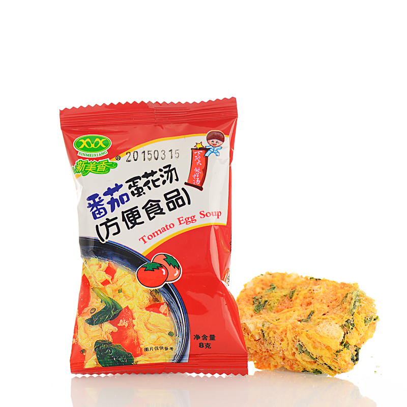 新美香超值8g装 番茄蛋花汤速食汤 方便即食汤 78袋包邮 速溶汤包|msdalam kategori beras/Utara-Selatan barangan kering/perasa, makanan segera yang mudah, sup segera - dari Buy2taobao.com untuk memberikan perkhidmatan ejen Taobao profesional membeli