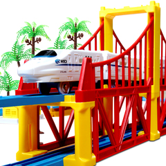 高铁轨道车玩具和谐号小火车轨道车套装 仿真动车模型3-6岁男孩