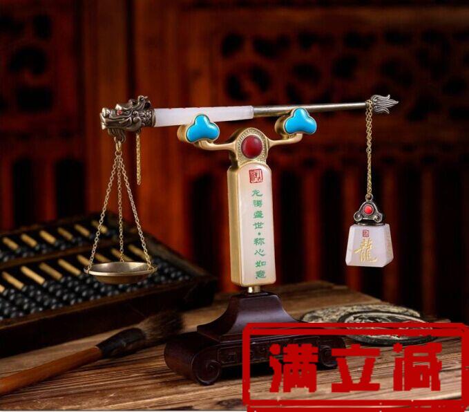 称心如意合金工艺品称摆件称送朋友特色创意生日礼品祝福吉祥摆件