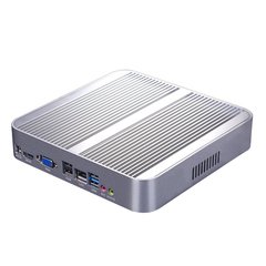 htpc微型电脑迷你主机i5客厅家用高清办公台式工控机无风扇minipc